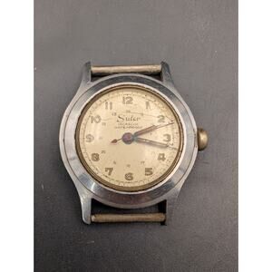 Vintage SUTER Duamatic 17 Jewels 452A Men's Watch RARE Working No Band